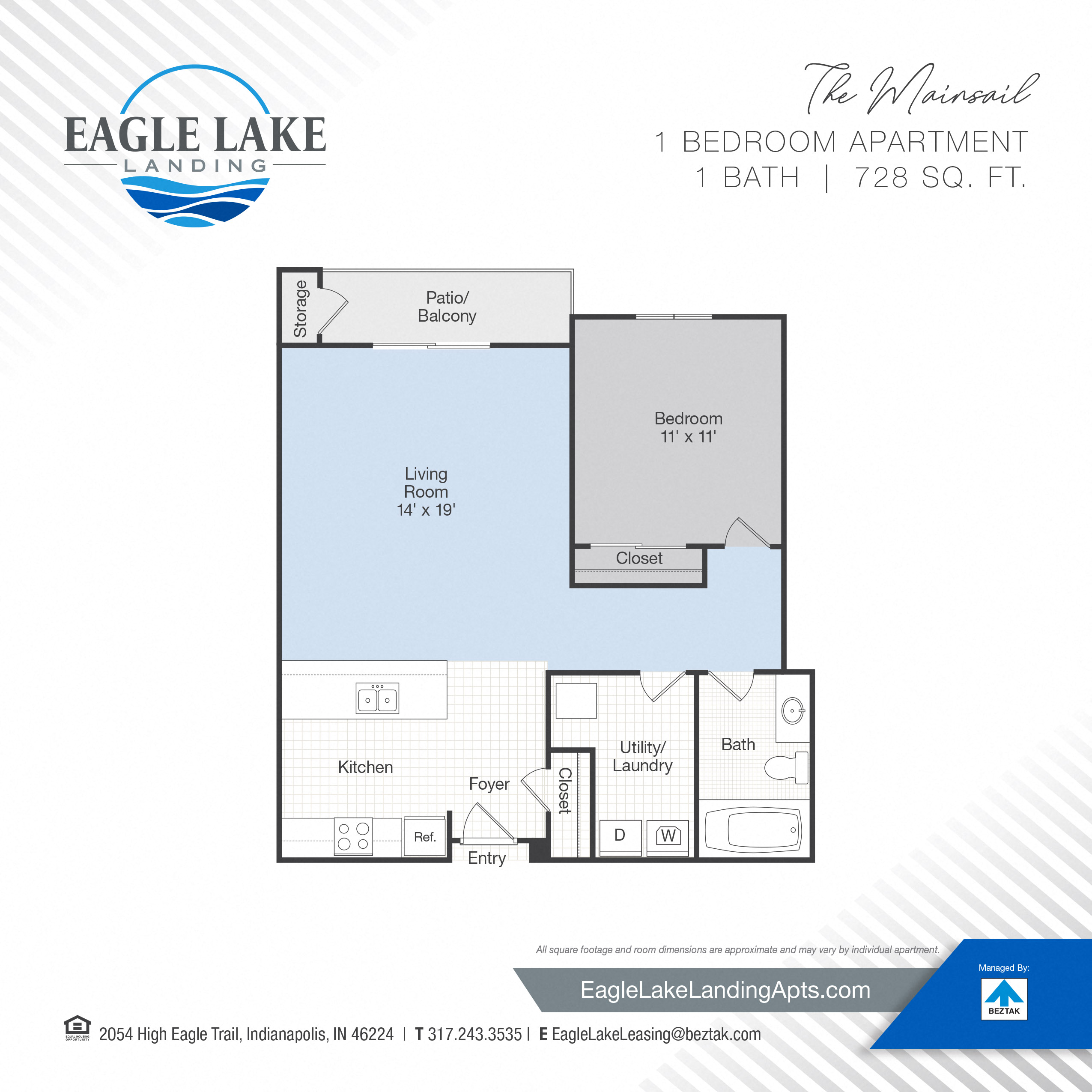 The Mainsail floor plan